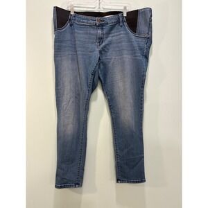 Isabel Maternity by Ingrid & Isabel Blue Denim Jeggings Size 18